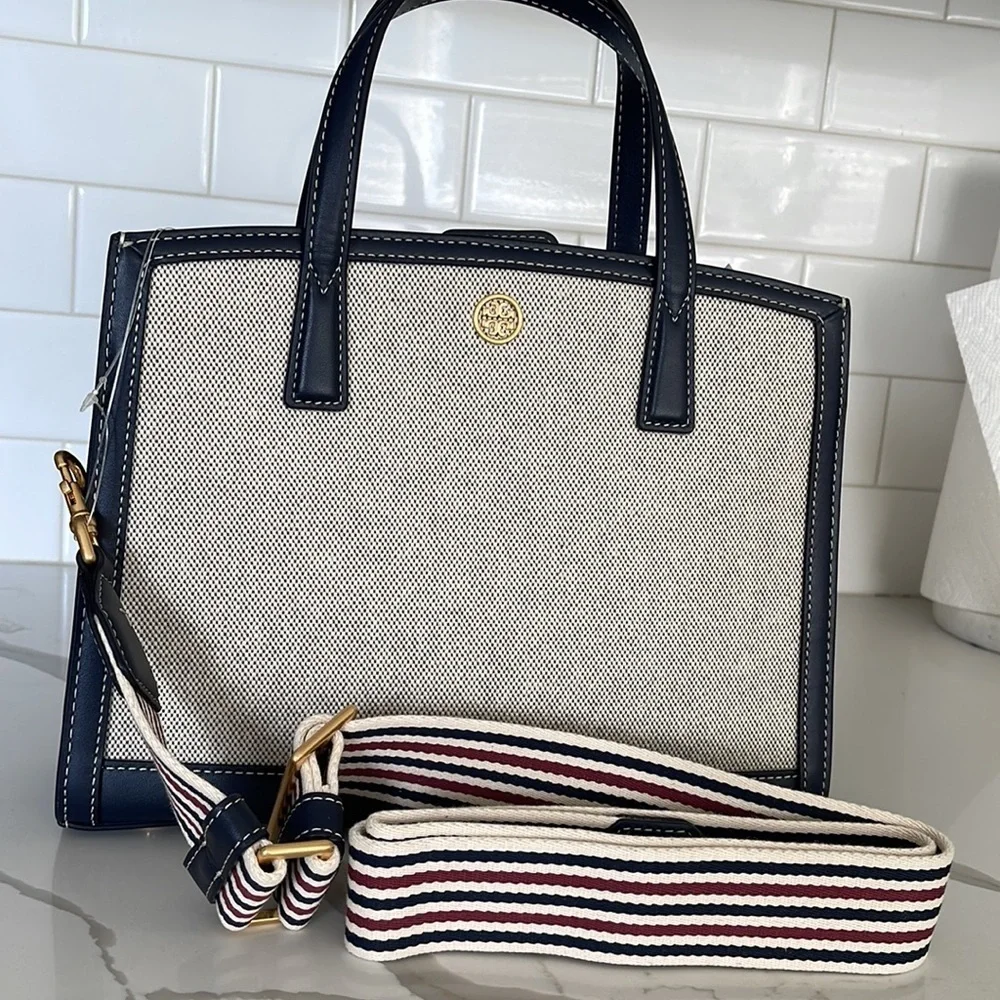 Tory Burch Small Walker Canvas Satchel